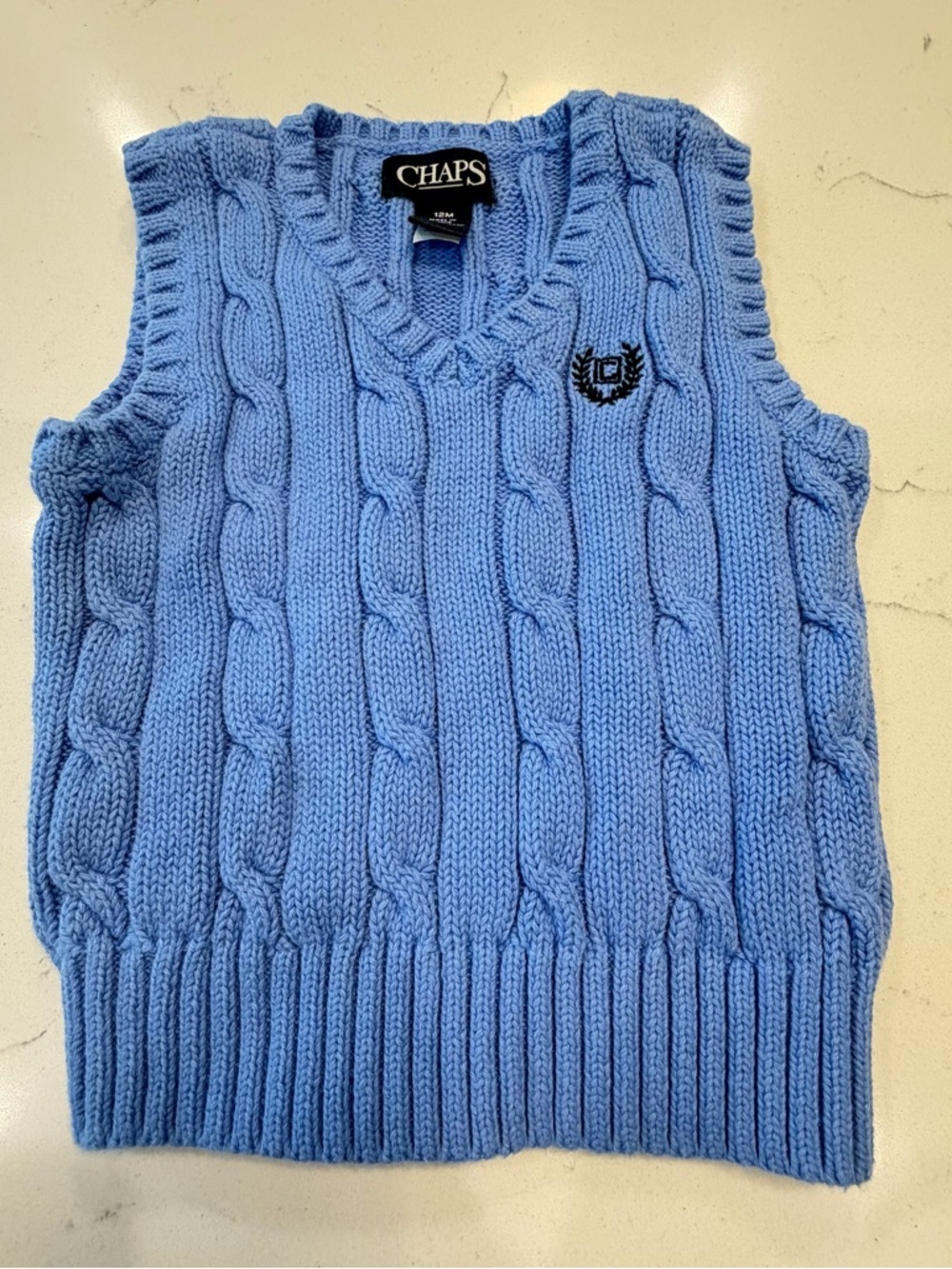 Chaps Kids 12 M  V-Neck Sweater Vest